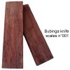 Bubinga knife scales n°001 stabilized