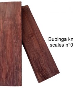 Bubinga knife scales n°001 stabilized