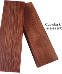 Cupiuba knife scales n°001 stabilized