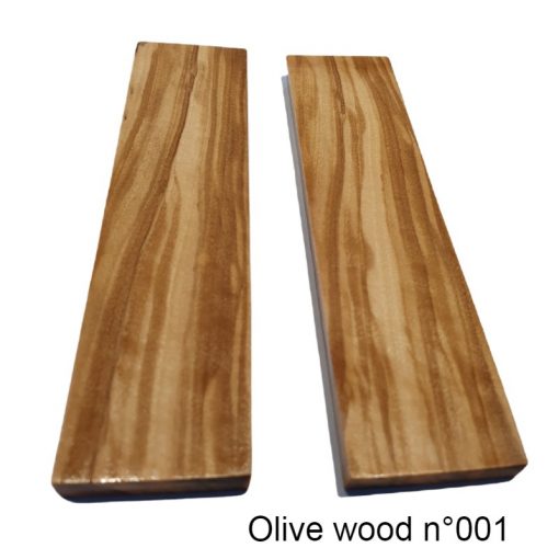Olive wood knife scales n°001