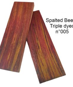Spalted beech triple dyed n°005