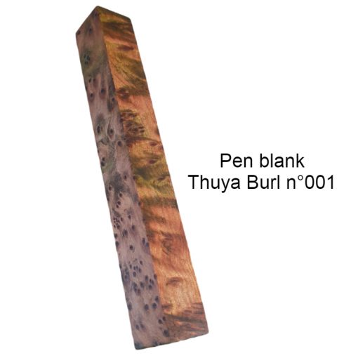 pen blank Thuya n°001 stabilized