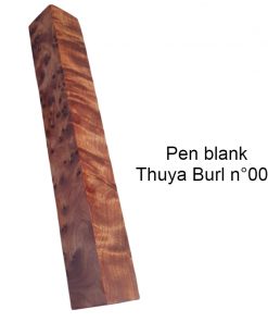 pen blank Thuya n°002 stabilized