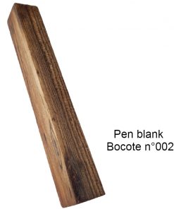 pen blank bocote n002 stabilized