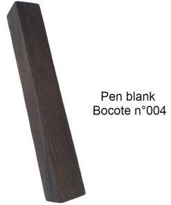 pen blank bocote n°4 stabilized