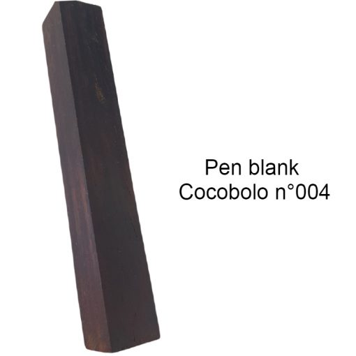 pen blank cocobolo n°4 stabilized