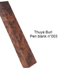 pen blank thuya burl n°3 stabilized