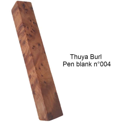 pen blank thuya burl n°4 stabilized